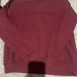 Guinness Burgundy Crewneck Sweater